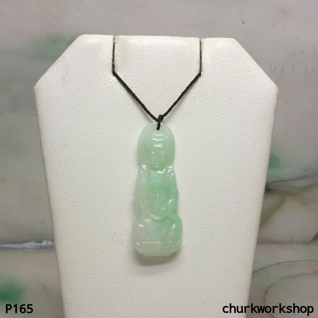 Light green lady Buddha