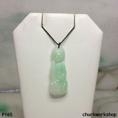 Light green lady Buddha