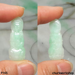 Light green lady Buddha
