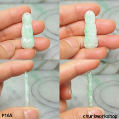 Light green lady Buddha