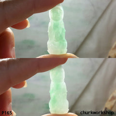 Light green lady Buddha