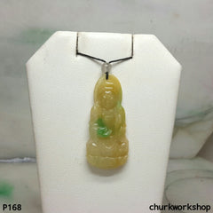 Yellow jade lady Buddha