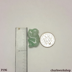 Light green jade monkey pendant