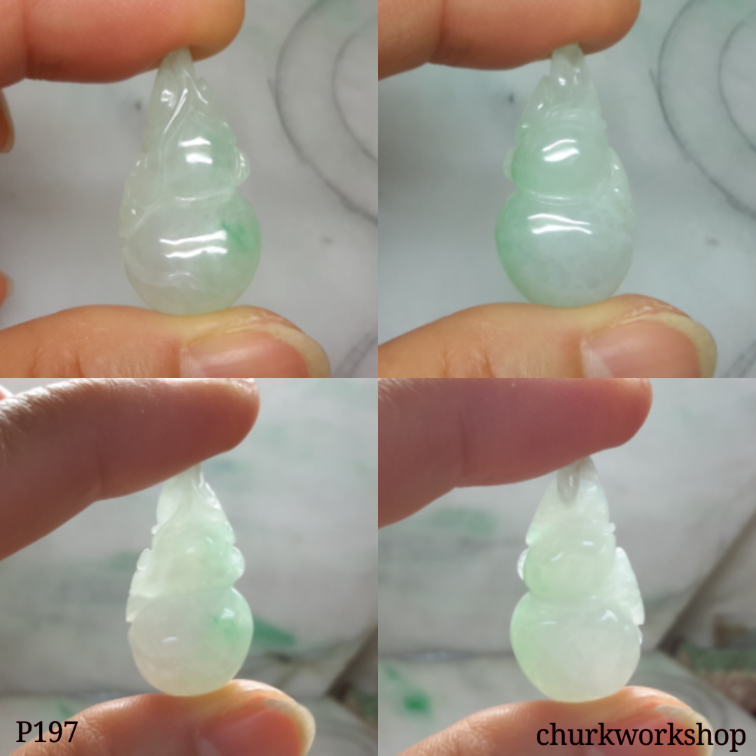 Light green gourd pendant