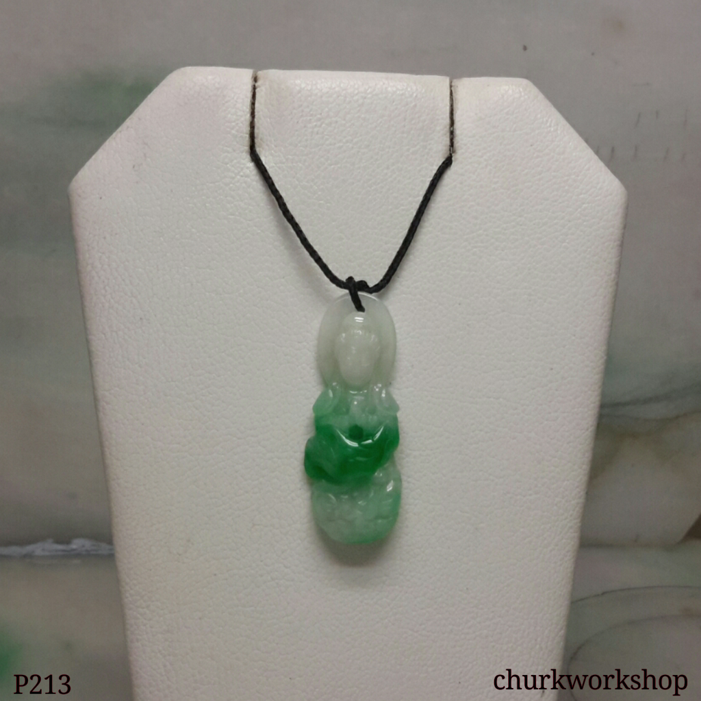 Jade small lady Buddha, jade Buddha