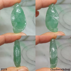 Jade fish pendant
