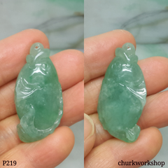Jade fish pendant