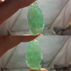 Jade fish pendant