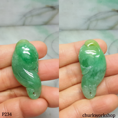 Cat fish jade pendant
