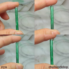 Green jade cylinder