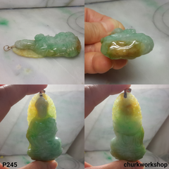 Multi-color jade Buddha