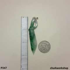 Jade sword pendant