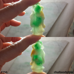 Jade long life God jade pendant