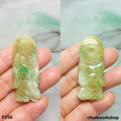 Liu Hai & Jinchan jade pendant (劉海戲金蟾)