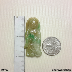 Liu Hai & Jinchan jade pendant (劉海戲金蟾)