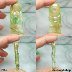 Liu Hai & Jinchan jade pendant (劉海戲金蟾)