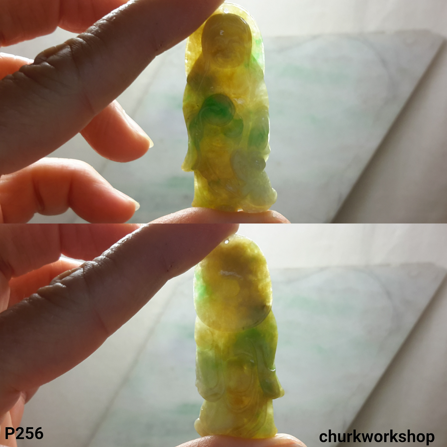 Liu Hai & Jinchan jade pendant (劉海戲金蟾)
