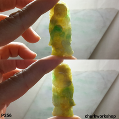 Liu Hai & Jinchan jade pendant (劉海戲金蟾)