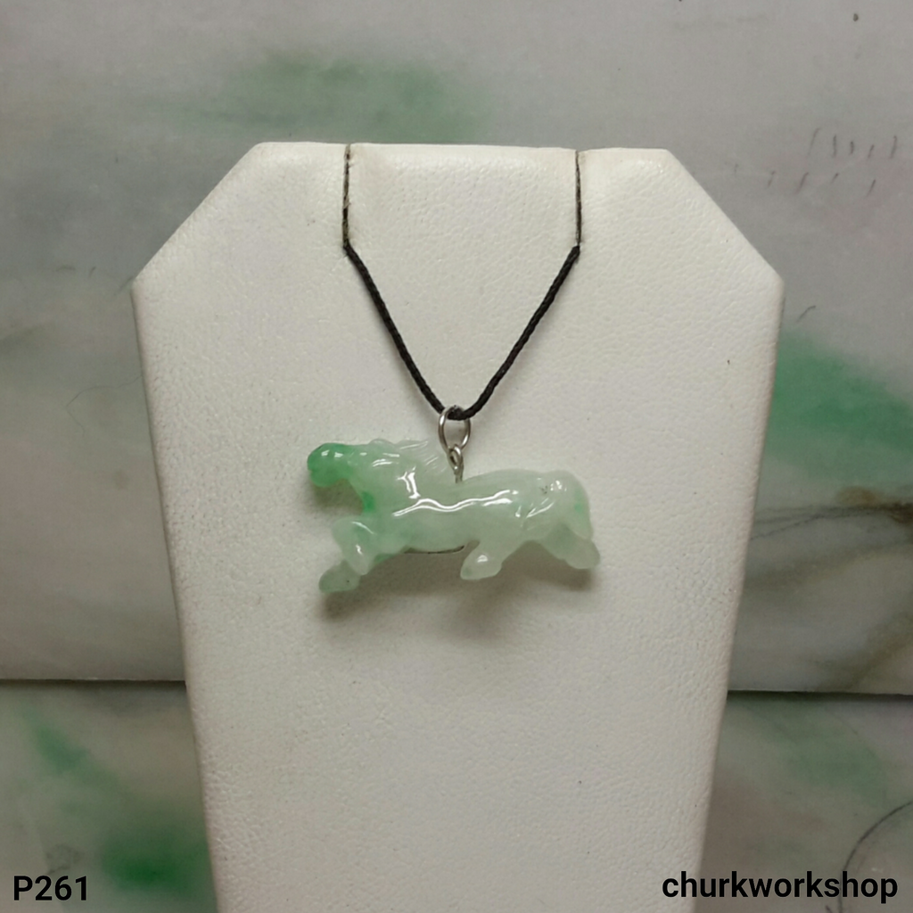 Small jade horse pendant