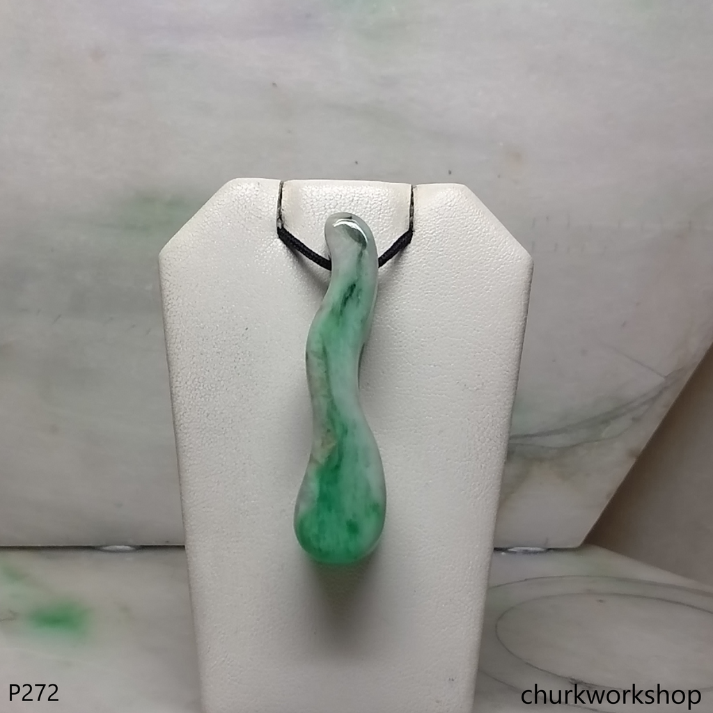 Special cut jade pendant