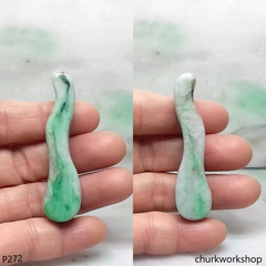 Special cut jade pendant