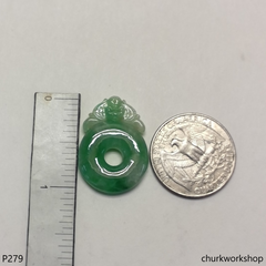 Light green jade pendant