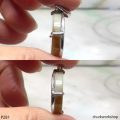 Red round jade pendant