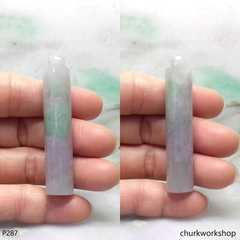 Lavender jade cylinder