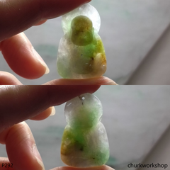 Jade happy Buddha pendant