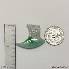 Jade dragon head pendant