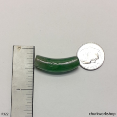 Long bead jade pendant