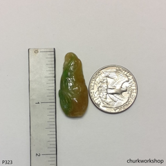 Jade corn pendant