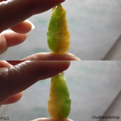 Jade corn pendant
