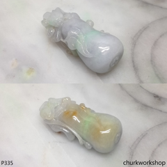 Pale lavender jade pendant