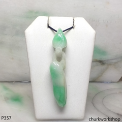 Jade orchid (白蘭) pendant