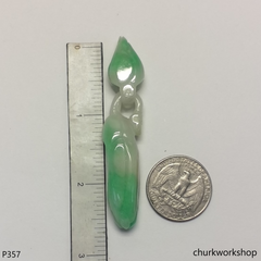 Jade orchid (白蘭) pendant