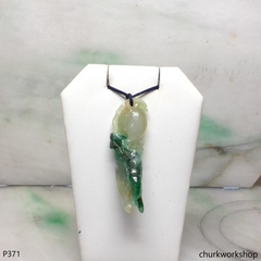 Multiple color jade Buddha hand pendant