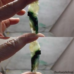 Multiple color jade Buddha hand pendant