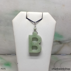Jade Alphabet pendant