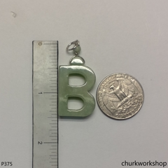 Jade Alphabet pendant