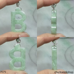 Jade Alphabet pendant