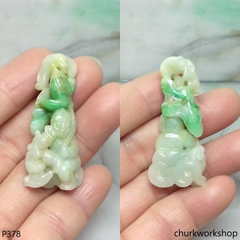 Jade carved pendant