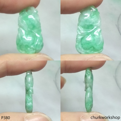 Light green jade carved pendant