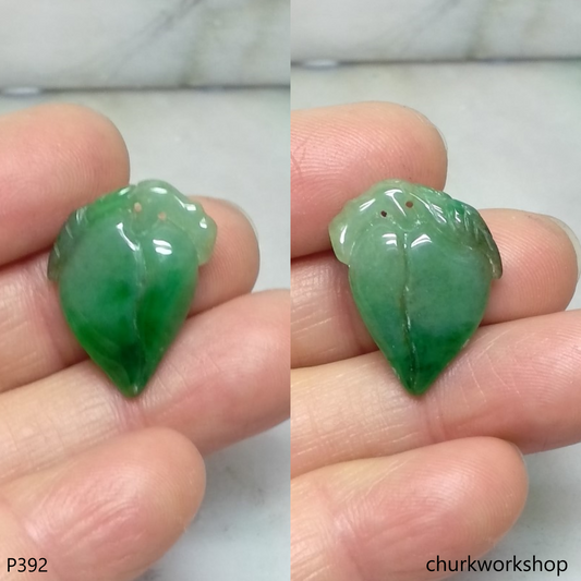 Small jade peach pendant