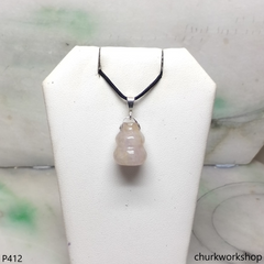 Lavender jade gourd pendant