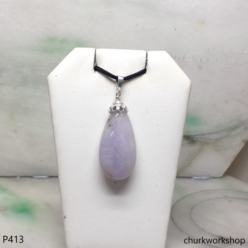 Lavender jade pendant