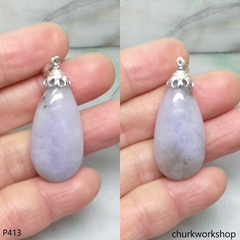 Lavender jade pendant
