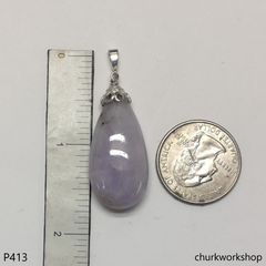 Lavender jade pendant