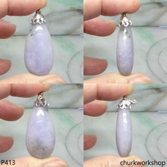 Lavender jade pendant