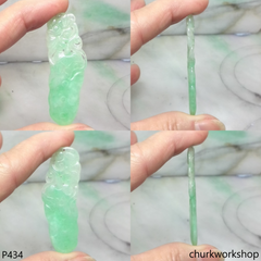 Light green jade carved pendant